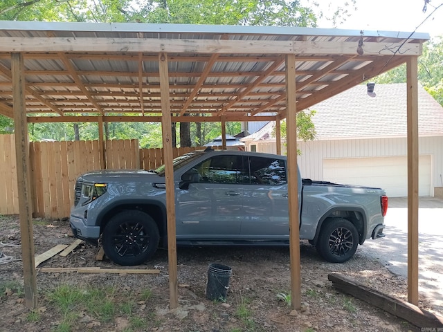 1402 Holmes Rd, Searcy, AR 72143 - view of car parking featuring a carport