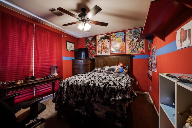 344 Austin Creek Dr, Austin, AR 72007 - carpeted bedroom with a ceiling fan and baseboards