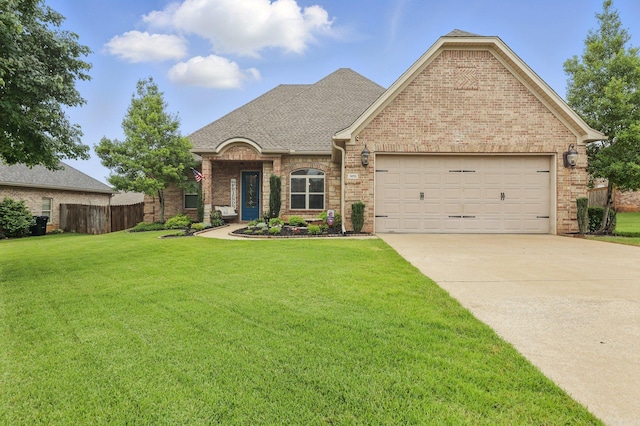 3051 Mount Mcgregor Dr, Benton, AR 72019 - view of front of home featuring driveway, a garage, brick siding, and a shingled roof