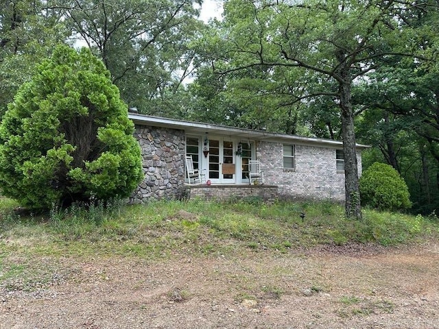 123 Quilters Ln, Hot Springs, AR 71909 - view of front of property featuring brick siding