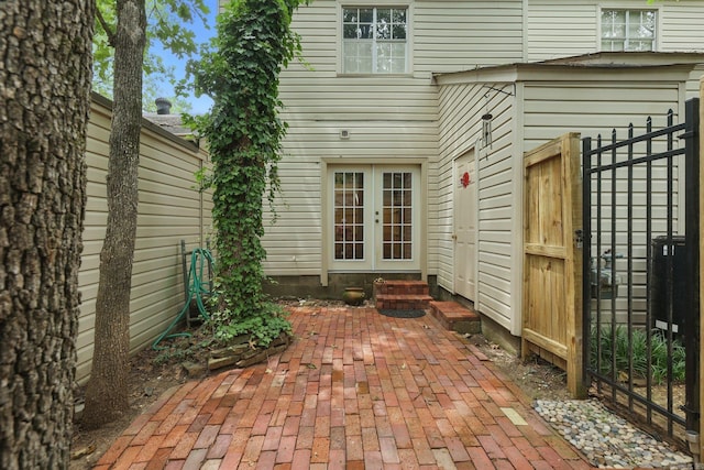 49 Kingsbridge Way, Little Rock, AR 72212 - view of patio featuring french doors