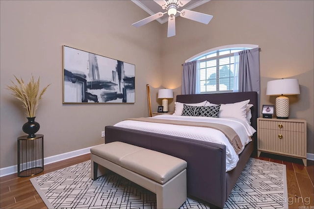 6708 Austin Harbor Loop, Sherwood, AR 72120 - bedroom with wood finished floors and a high ceiling