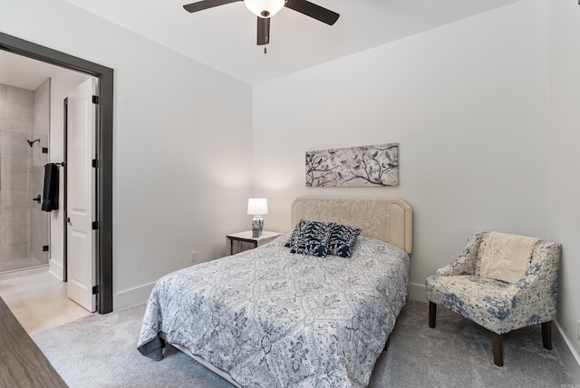 18001 Oak Creek Pl, Little Rock, AR 72223 - carpeted bedroom featuring ceiling fan and baseboards