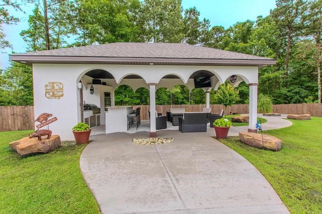 1027 Evening Sunset Cir, Redfield, AR 72132 - view of patio