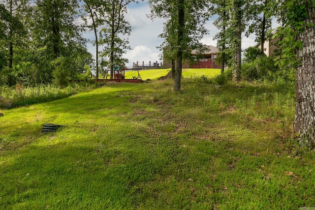 706 Greystone Blvd, Cabot, AR 72023 - view of green lawn featuring a playground