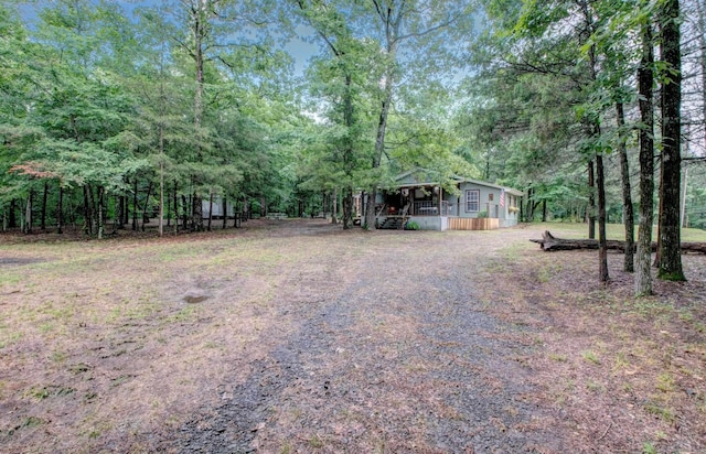 164 Roxie Ln, Greers Ferry, AR 72067 - view of yard with driveway