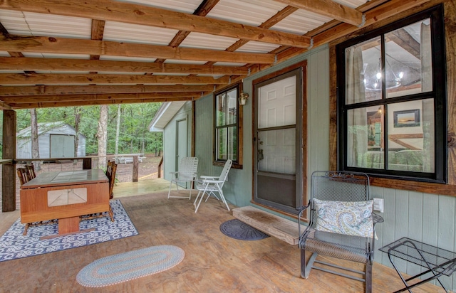 164 Roxie Ln, Greers Ferry, AR 72067 - view of sunroom / solarium