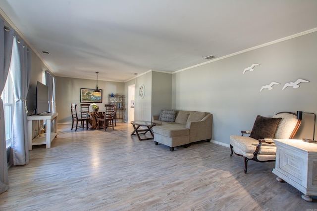 3 Sonata Trl, Little Rock, AR 72205 - living room with ornamental molding and light wood finished floors