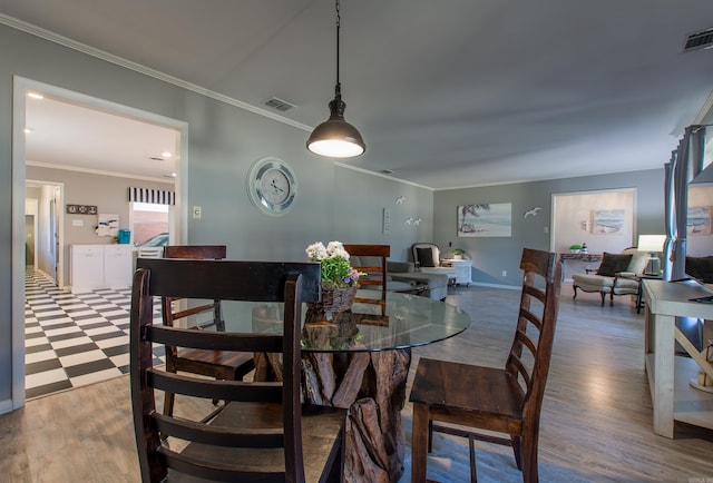 3 Sonata Trl, Little Rock, AR 72205 - dining space with crown molding and wood finished floors