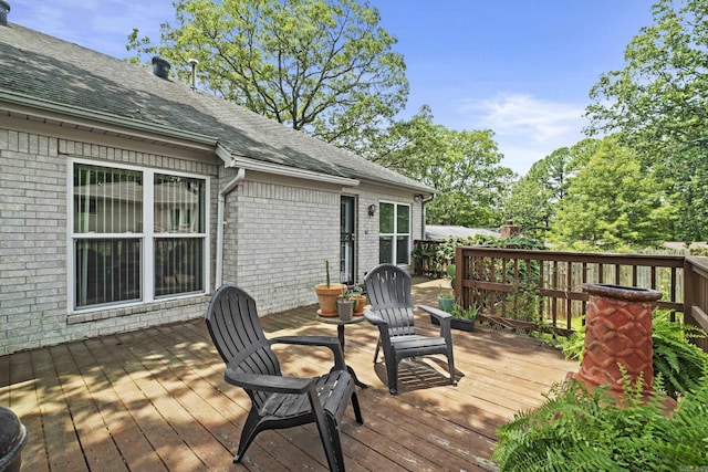 1323 Starfield, North Little Rock, AR 72116 - view of wooden terrace
