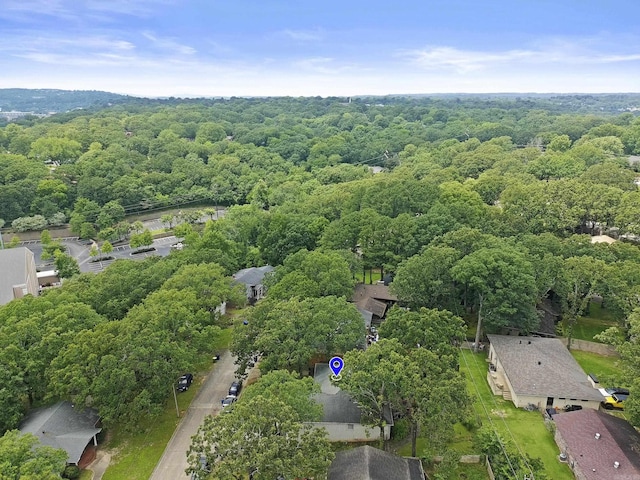 1323 Starfield, North Little Rock, AR 72116 - bird's eye view of a heavily wooded area