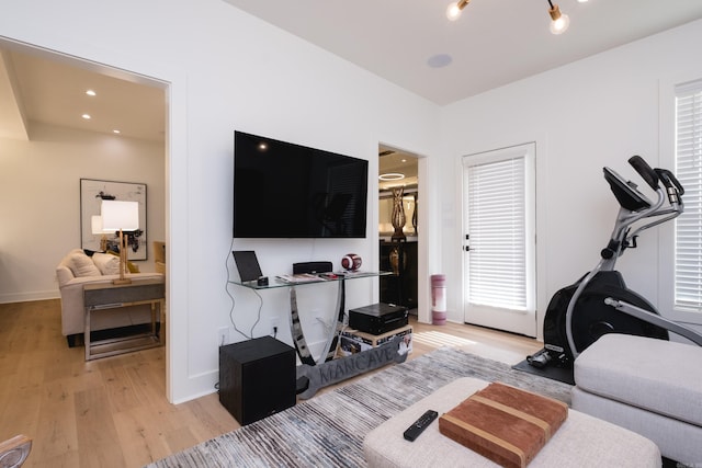 11325 Jamestown Dr, Little Rock, AR 72211 - living area with light wood finished floors and baseboards