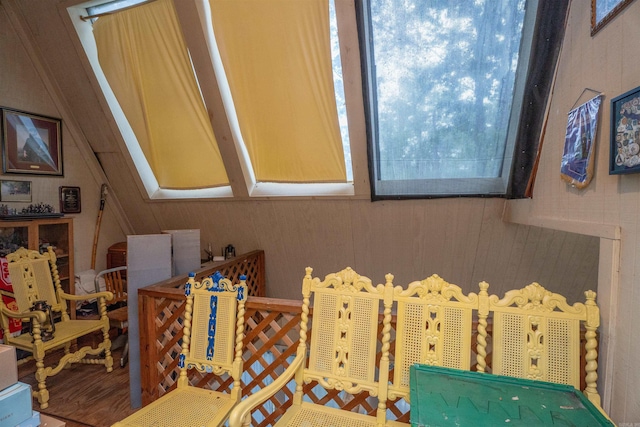 3209 Jack Mann Rd, Little Rock, AR 72210 - interior space with wood finished floors and wooden walls
