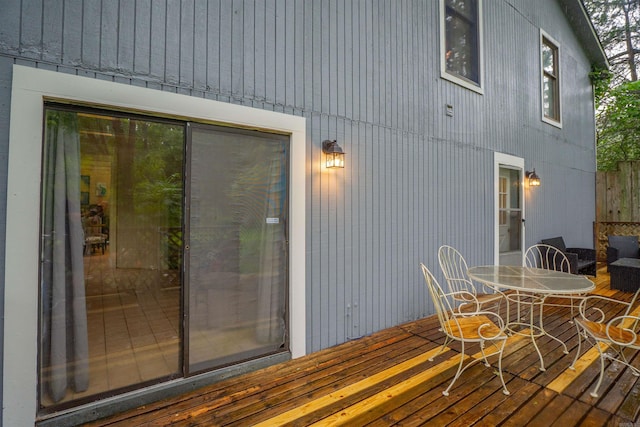 3209 Jack Mann Rd, Little Rock, AR 72210 - wooden deck with outdoor dining area