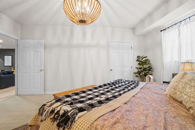 1905 Highgrove Rd, Harrison, AR 72601 - bedroom featuring carpet flooring and a chandelier