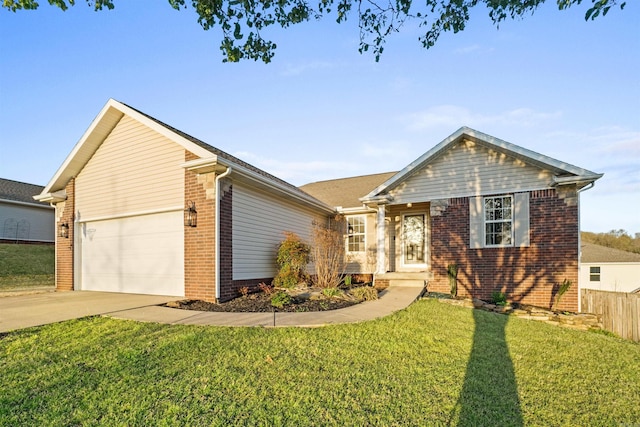 1905 Highgrove Rd, Harrison, AR 72601 - view of front of home with brick siding, an attached garage, and concrete driveway
