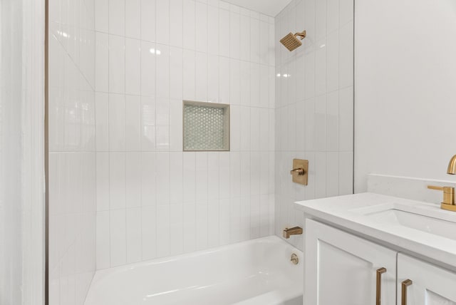 8719 Evergreen Dr, Little Rock, AR 72227 - bathroom featuring shower / bath combination and vanity