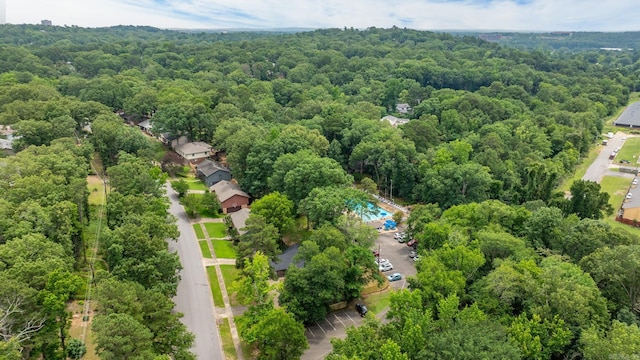 8719 Evergreen Dr, Little Rock, AR 72227 - view of property location featuring a forest