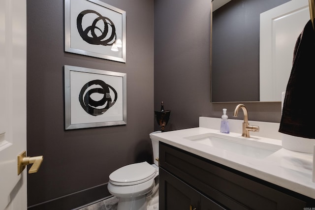 111 Mergeron Ct, Little Rock, AR 72212 - half bathroom featuring vanity and toilet