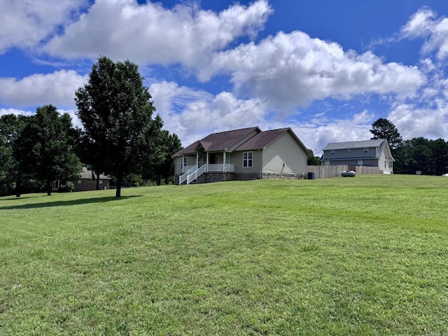 389 Plantation Cir, Melbourne, AR 72556 - view of yard