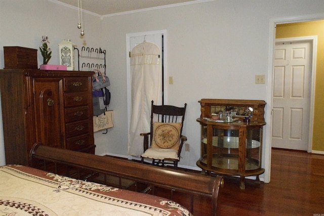 6 Lendl Loop, Little Rock, AR 72210 - bedroom featuring ornamental molding and wood finished floors