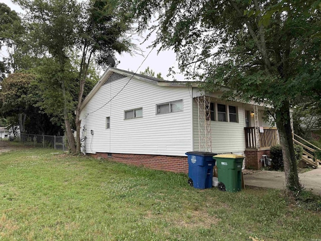 4704 Massie St, North Little Rock, AR 72118 - view of home's exterior featuring crawl space