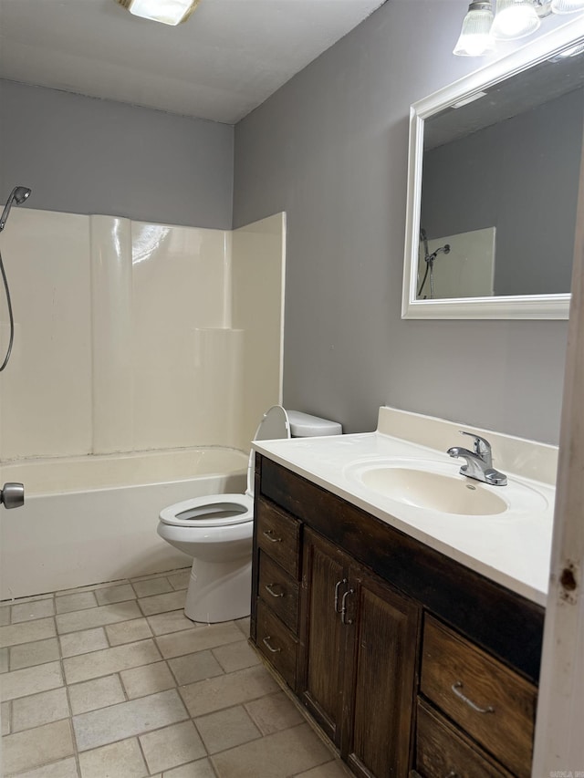 4704 Massie St, North Little Rock, AR 72118 - full bathroom featuring vanity, shower / washtub combination, and tile patterned flooring