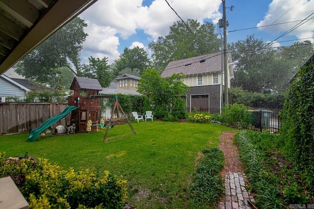 1116 Kavanaugh Blvd, Little Rock, AR 72205 - fenced backyard with a playground