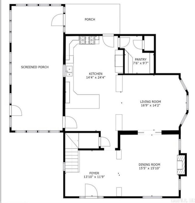 1116 Kavanaugh Blvd, Little Rock, AR 72205 - view of room layout