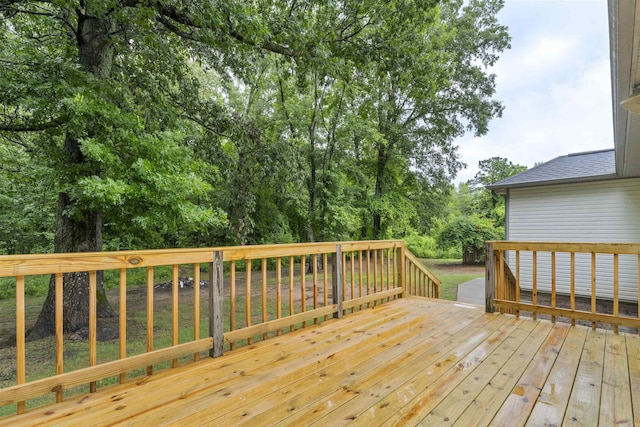 70 Peach St, Austin, AR 72007 - view of wooden deck