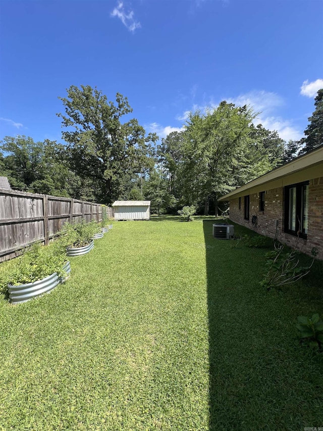 114 Mark Cir, Monticello, AR 71655 - view of yard with a storage unit