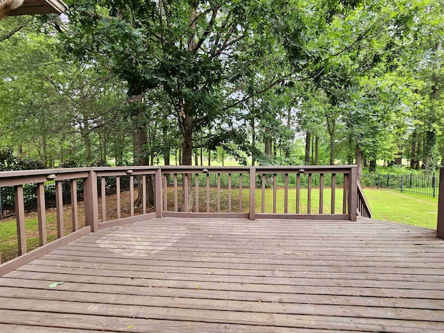 158 Calais, Maumelle, AR 72113 - view of wooden terrace