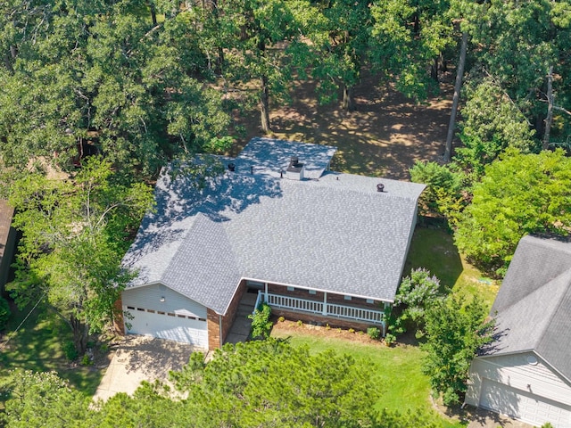 12611 Timber Bend Dr, Little Rock, AR 72211 - view from above of property