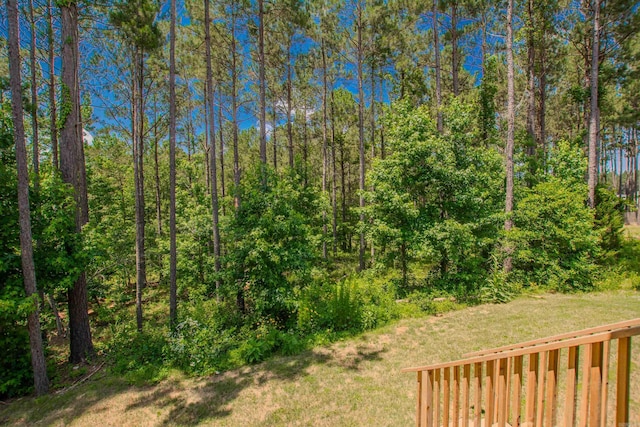 18508 Parkway Pines Dr, Bauxite, AR 72011 - view of green lawn with a view of trees