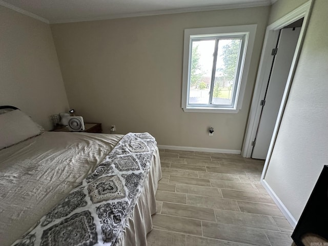 207 Byron St, Beebe, AR 72012 - bedroom featuring crown molding and baseboards