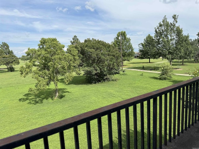 2025 Fairway St, Stuttgart, AR 72160 - view of green lawn featuring a balcony