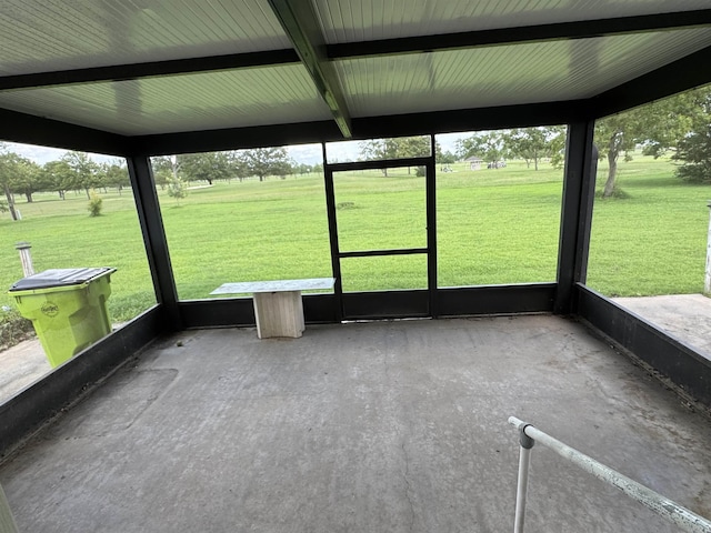2025 Fairway St, Stuttgart, AR 72160 - unfurnished sunroom featuring plenty of natural light