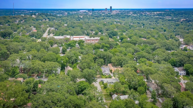 4106 C St, Little Rock, AR 72205 - aerial view of property and surrounding area with a forest
