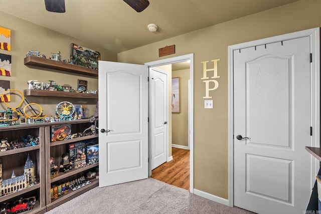 27 Magnolia Ln, Ward, AR 72176 - bedroom with carpet flooring and ceiling fan
