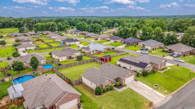 27 Magnolia Ln, Ward, AR 72176 - aerial view of residential area featuring a pool area