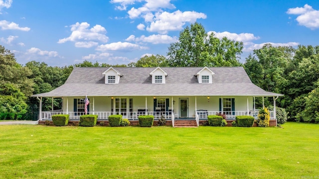 114 Woodiel Cir, Cabot, AR 72023 - view of front of home featuring covered porch and a front yard