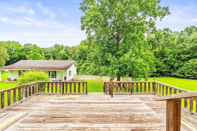 114 Woodiel Cir, Cabot, AR 72023 - view of wooden terrace