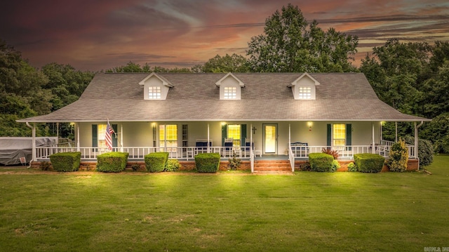 114 Woodiel Cir, Cabot, AR 72023 - farmhouse inspired home with a porch and a lawn