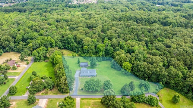114 Woodiel Cir, Cabot, AR 72023 - drone / aerial view of a heavily wooded area