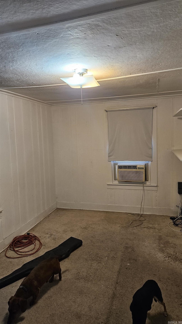 121 W 5th St, Rector, AR 72461 - exercise area featuring carpet floors and cooling unit
