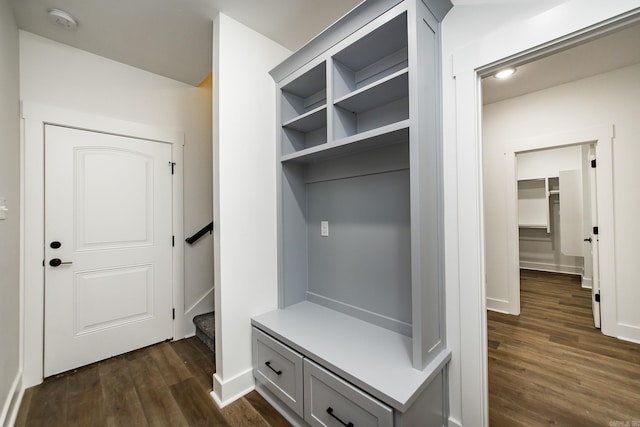 19 Denali Dr, Cabot, AR 72023 - mudroom featuring dark wood-style floors and baseboards