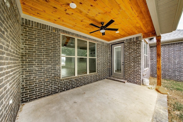 19 Denali Dr, Cabot, AR 72023 - view of patio with a ceiling fan