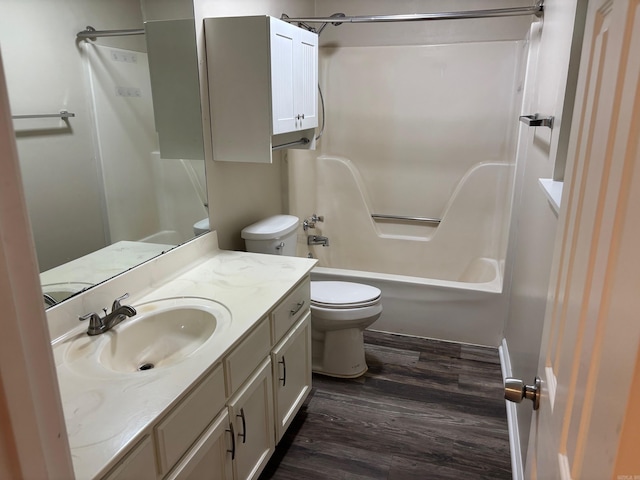 112 Sugar Maple Dr, Sherwood, AR 72120 - full bath with wood finished floors, shower / tub combination, and vanity