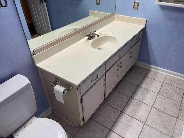 112 Sugar Maple Dr, Sherwood, AR 72120 - half bathroom featuring vanity and tile patterned flooring