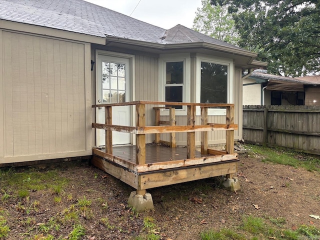 112 Sugar Maple Dr, Sherwood, AR 72120 - view of wooden deck